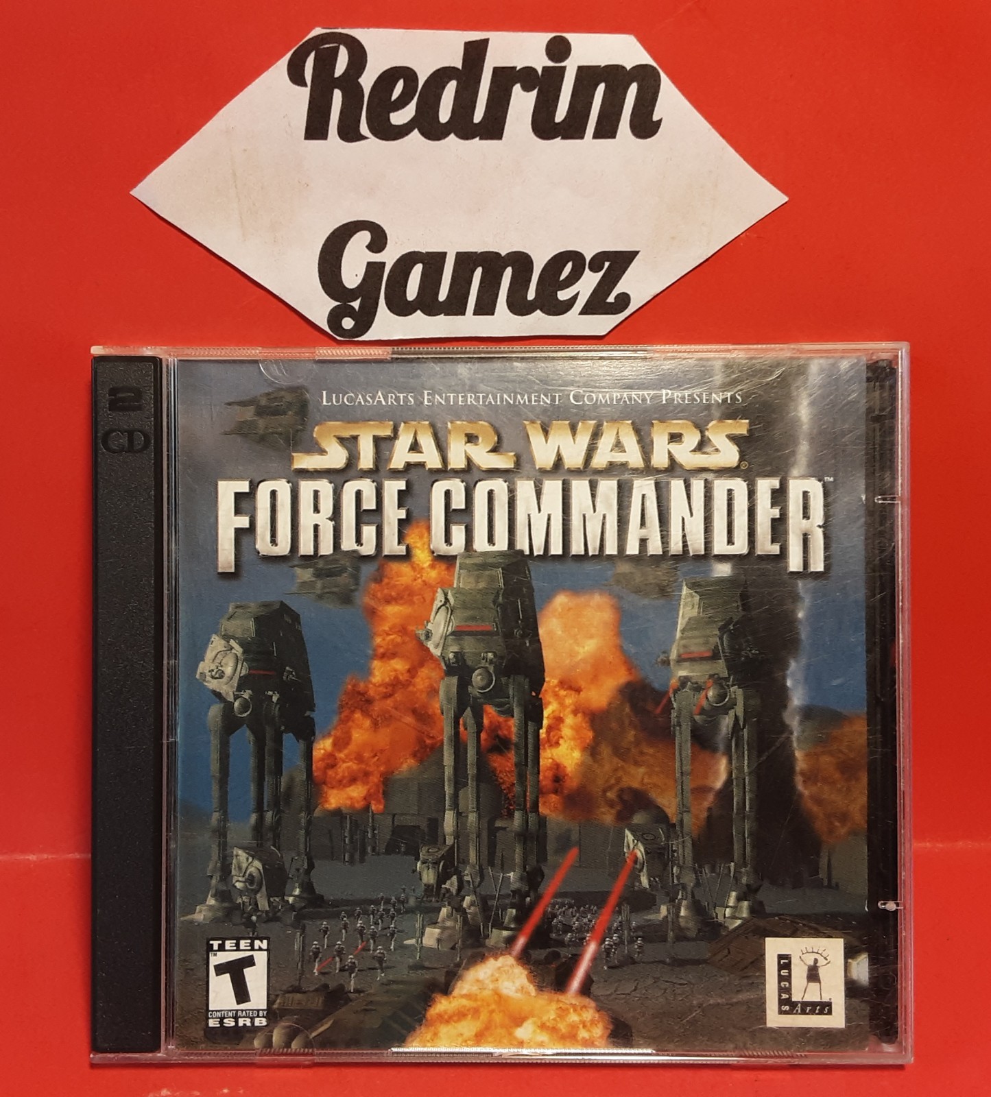 Star Wars Force Commander COMPLETE Windows PC CD-Rom Video Games Lucasarts