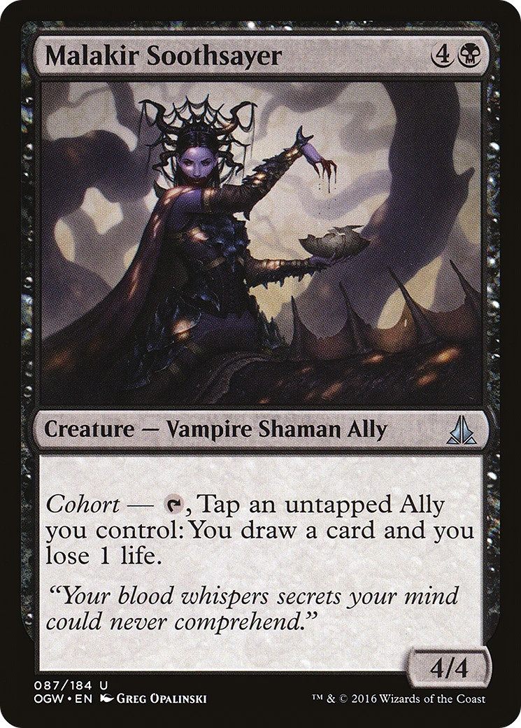 Malakir Soothsayer [Oath of the Gatewatch] Magic MTG