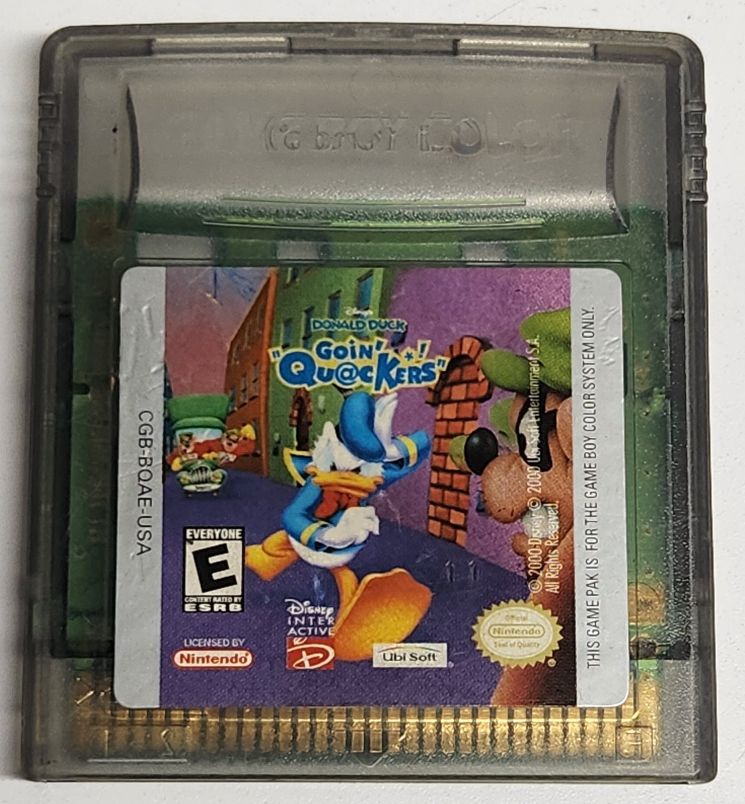 Disney's Donald Duck: Goin' Quackers (Nintendo Game Boy Color, 2000) TESTED
