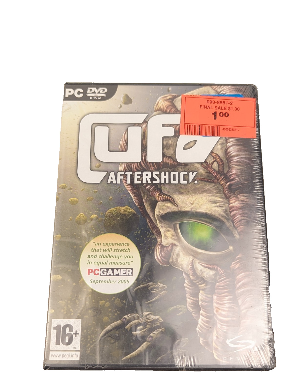 UFO Aftershock PC CD-ROM Strategy Game Sealed Sci-Fi Alien Invasion