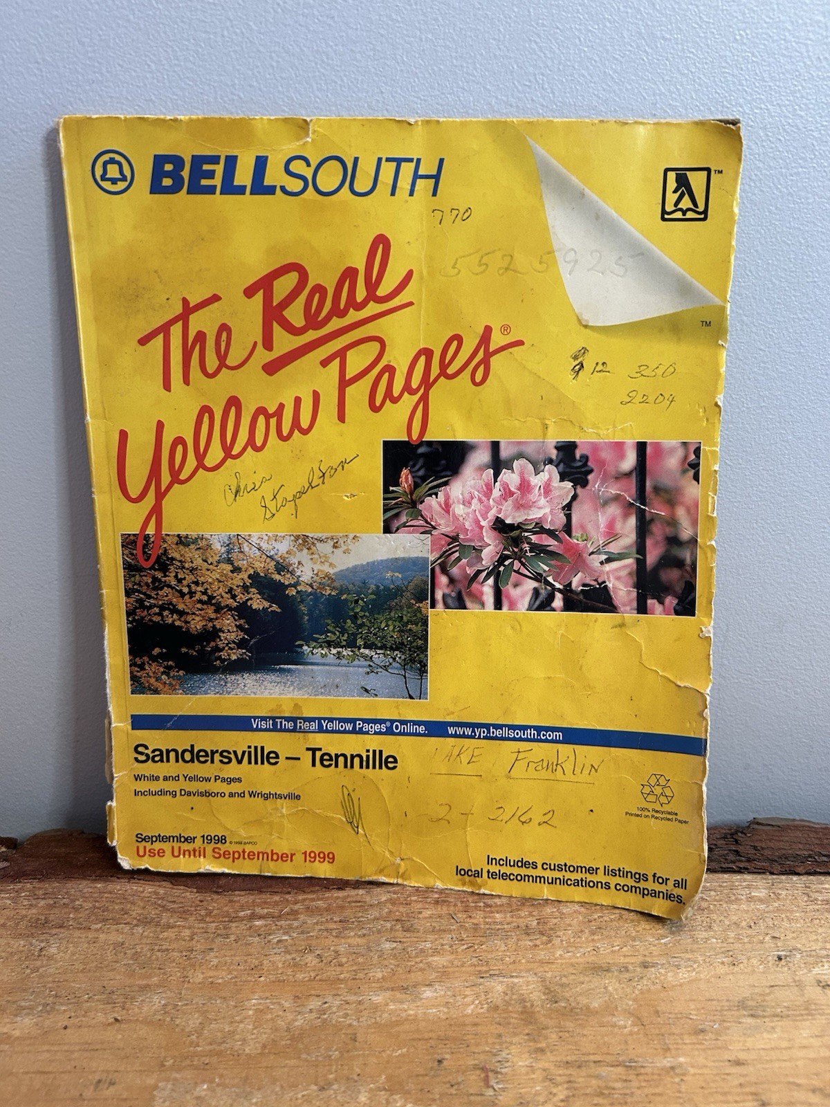 VTG, 1998-1999, Bellsouth, Phone book , Sandersville-Tennille , Ga