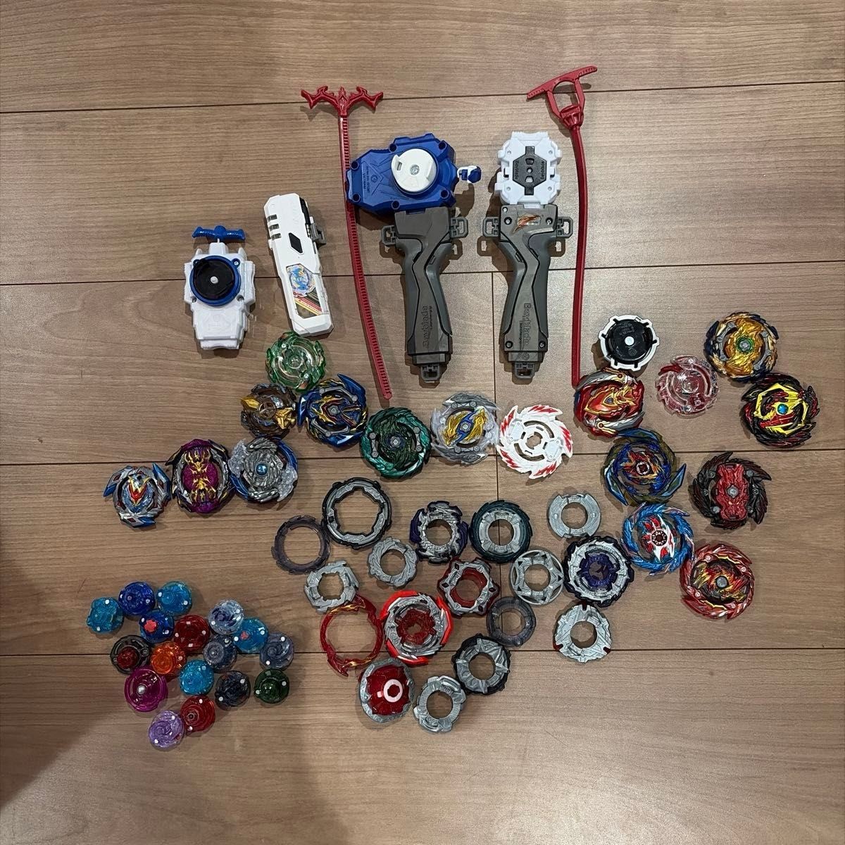 Takara Tomy Beyblade Burst Launcher and Parts Lot Collectible 15+