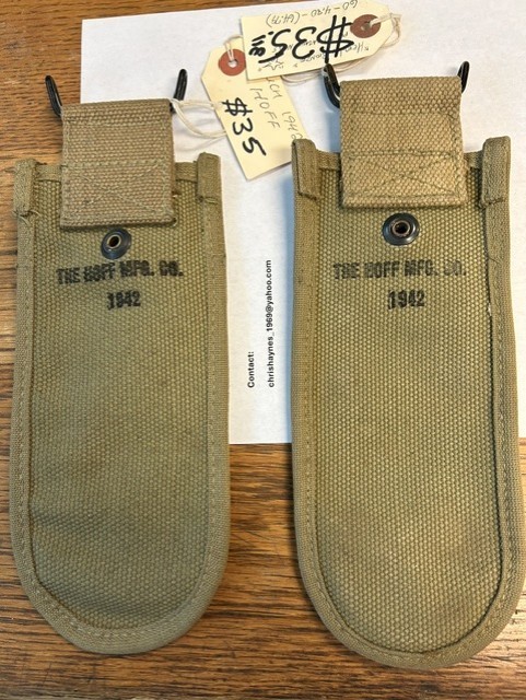 WWII US Army M1938  Wire Cutter Pouch 1942 Dated excellent Unissued