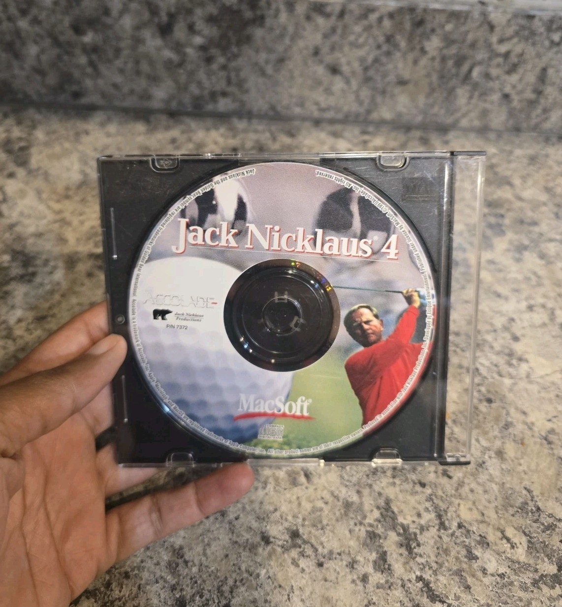 Vintage Jack Nicklaus 4 Macintosh MAC Game CD-ROM