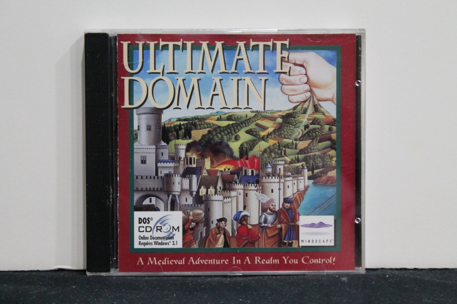 Ultimate Domain (PC Game, Windows, 1994 Mindscape DOS game CD-ROM) Rare HTF OOP