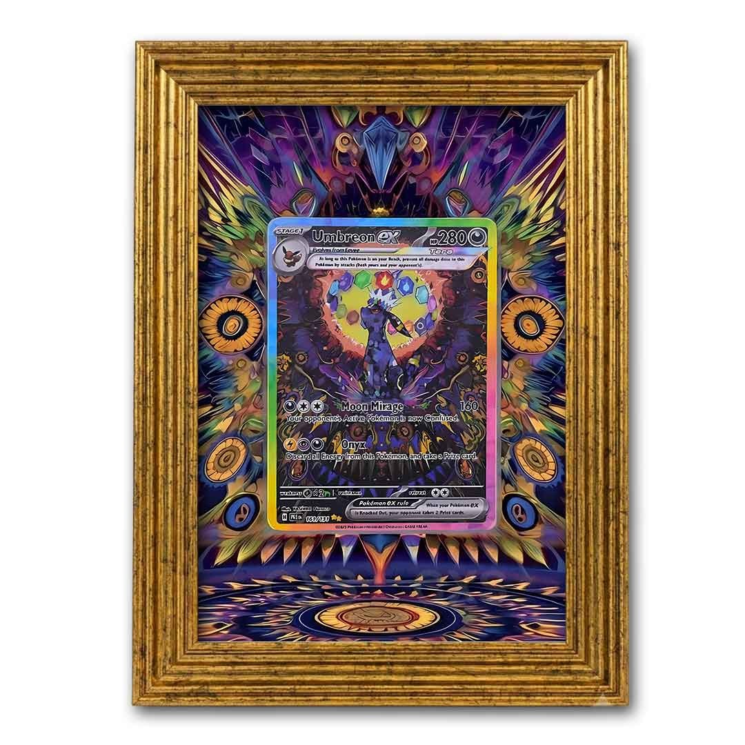 Umbreon ex 161 SIR Gold Frame and Art Insert