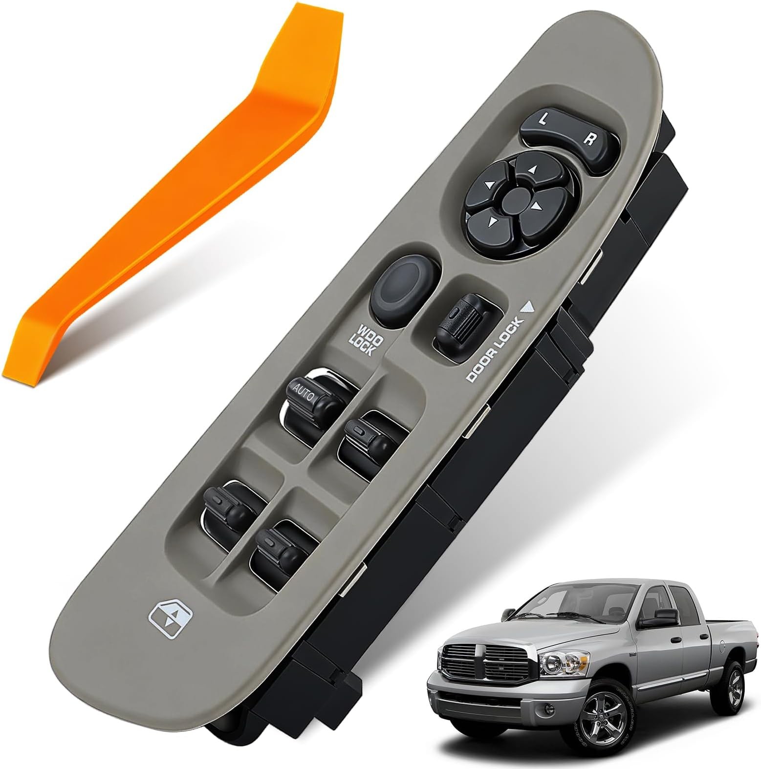Power Window Switch Fit for 2002-2009 Dodge Ram 1500 2500 3500 Truck Quad/Meg...