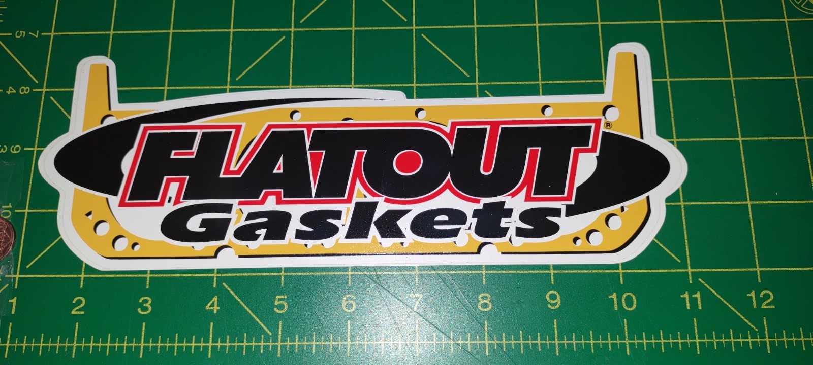 VINTAGE FLATOUT Stickers Decal Old Stock Original