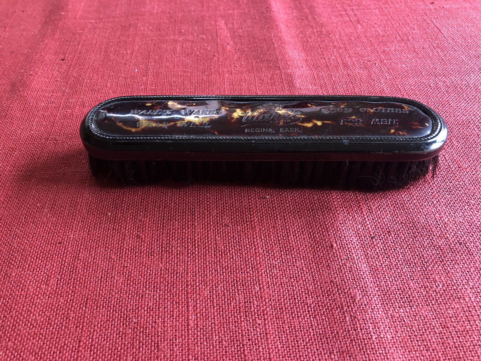 Vintage Faux Tortoise Shell Clothing Brush, 1940\'s England