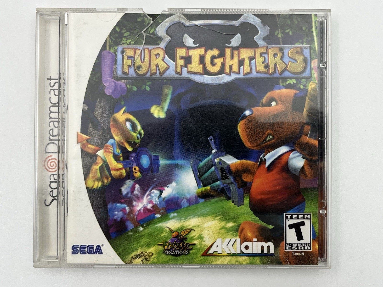 Fur Fighters Sega Dreamcast Tested & Working W Reg Card