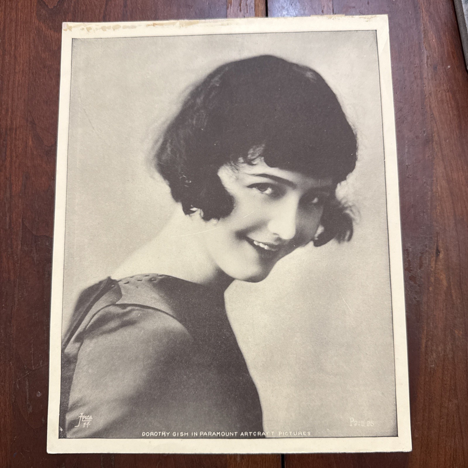 DOROTHY GISH SILENT FILM HOLLYWOOD STAR 1919 PORTRAIT ORIG PHOTO, EARLY FLAPPER