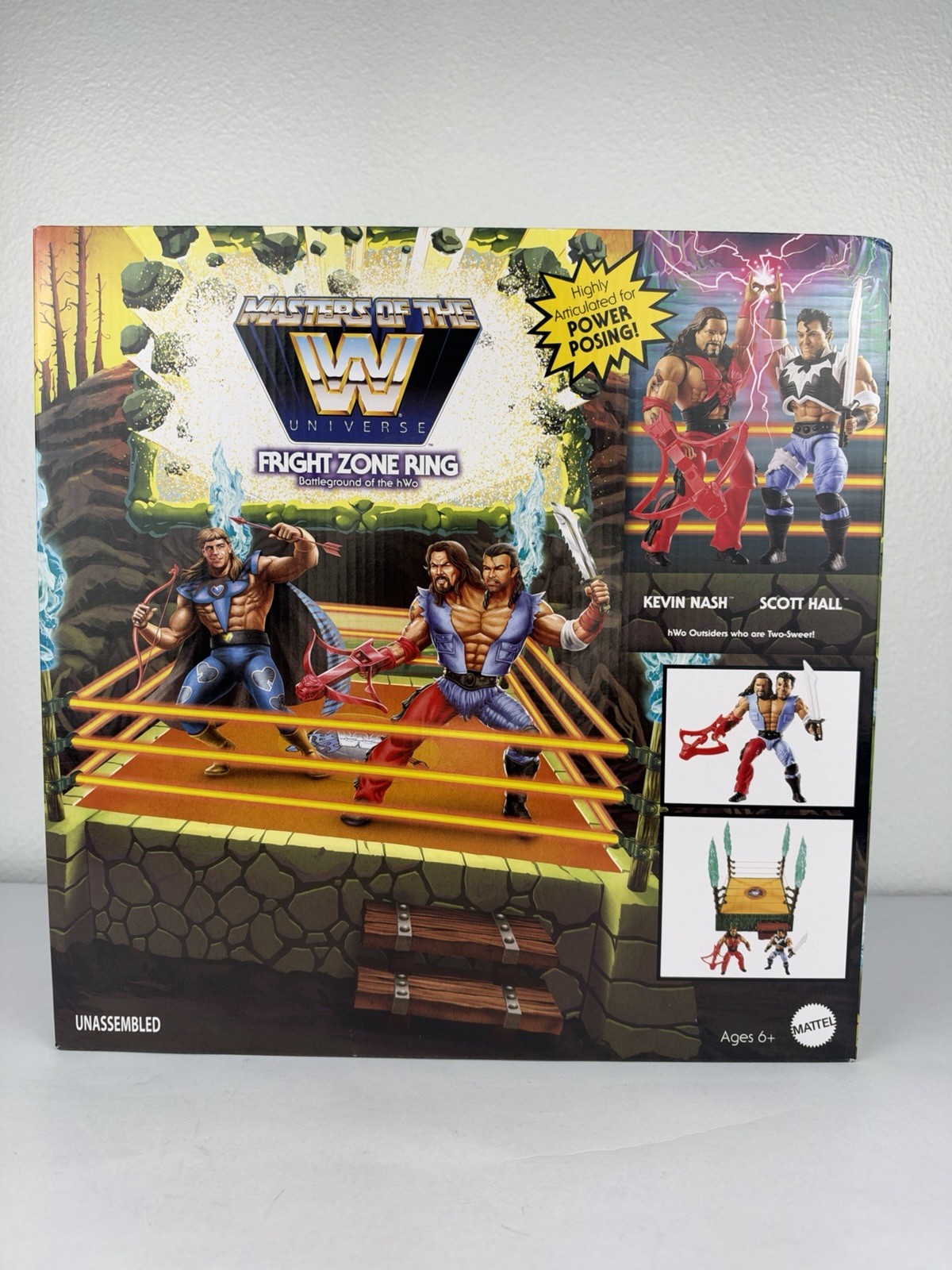 WWE MOTU Fright Zone Ring Masters of the WWE Universe Mattel