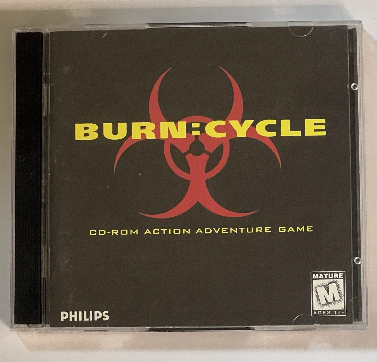 Burn:Cycle PC Mac CD-ROM 1995 Philips 2 Disc Game + Music Soundtrack Complete