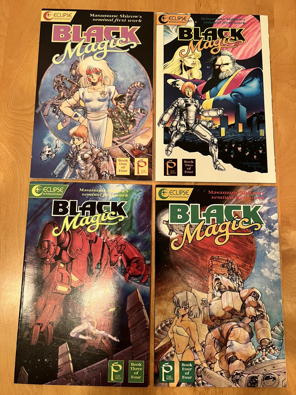 Black Magic #1-4 (1990) Masamune Shirow FULL RUN Manga 4 Issues VF/NM Eclipse