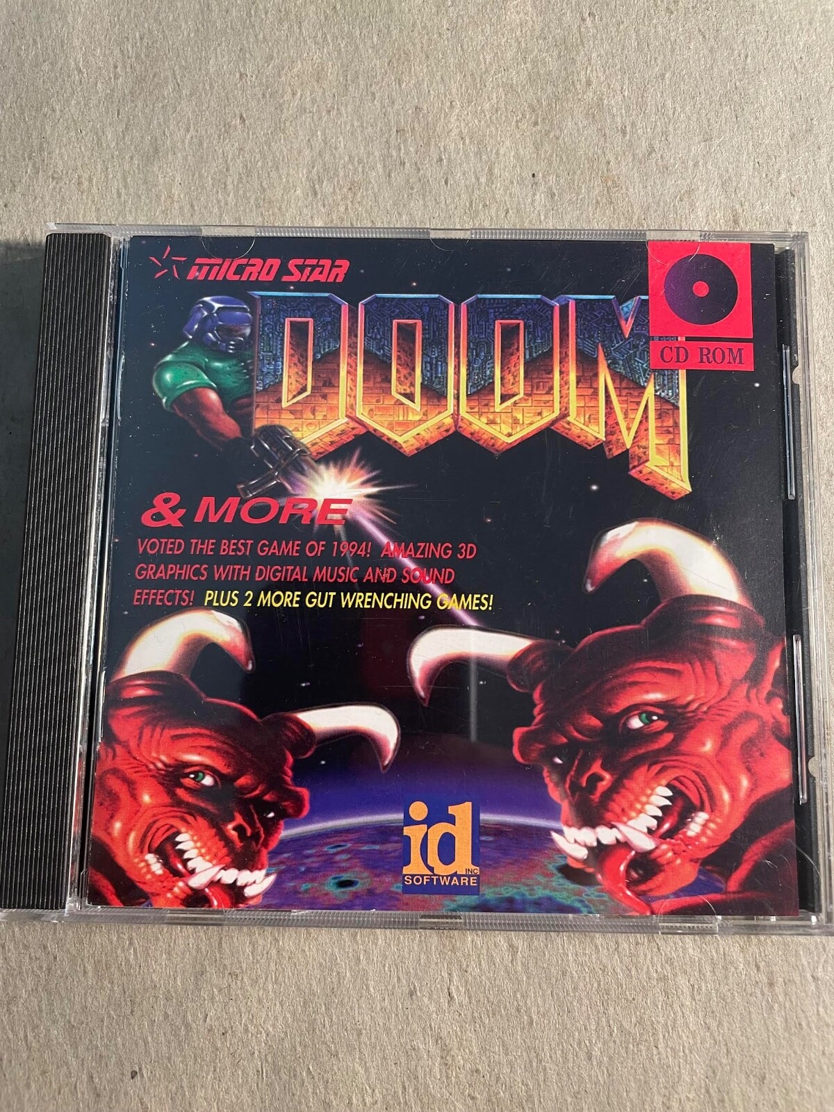 Vintage Doom & More Micro Star PC CD-ROM - (Bio Menace)  ID Software