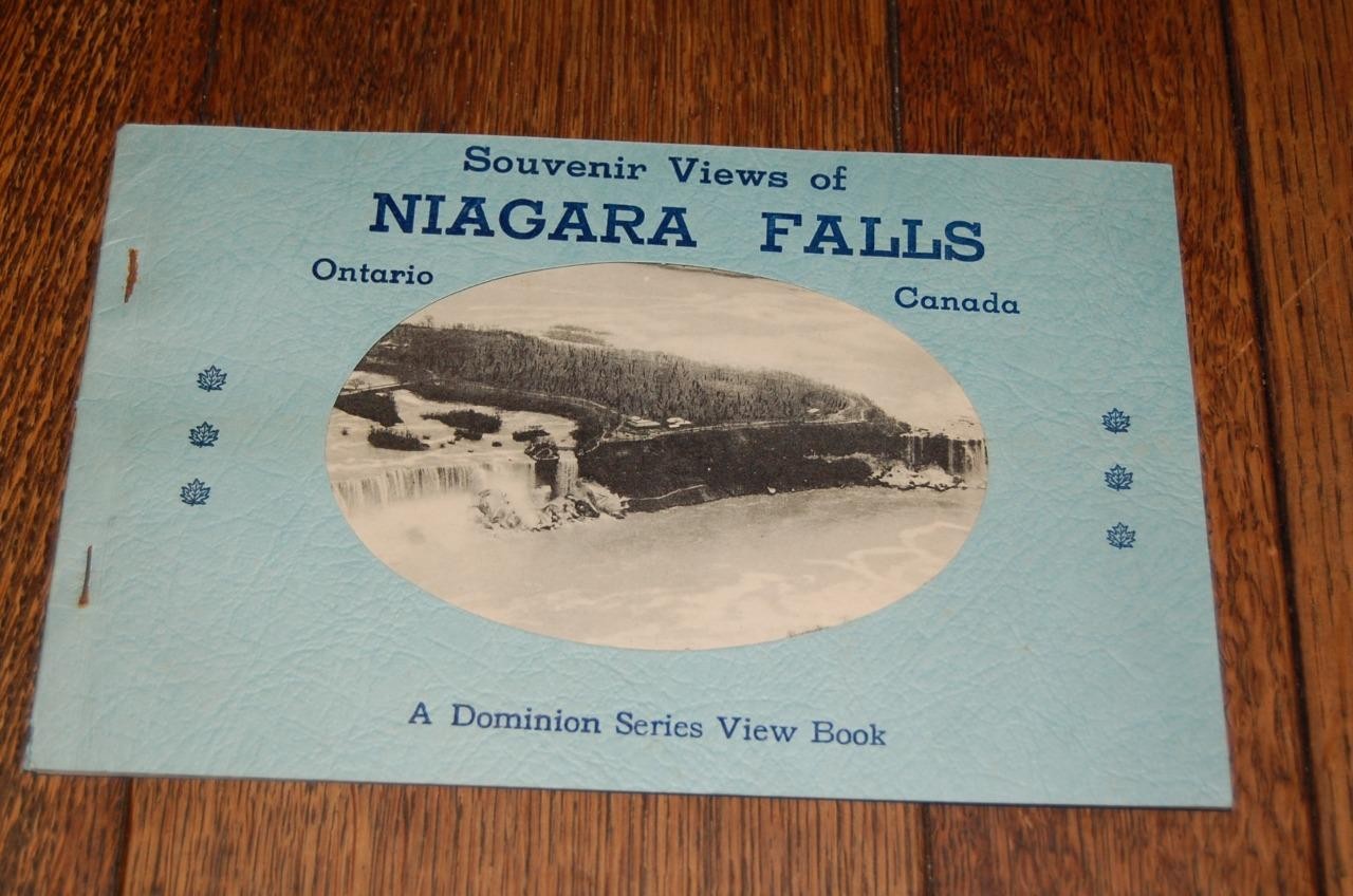 RARE ANTIQUE SOUVENIR DOMINION SERIES VIEW BOOK NIAGARA FALLS NY. CANADA