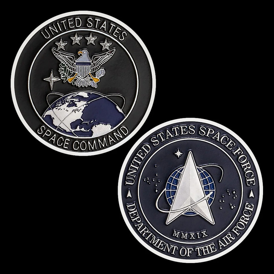 Space Force Space Command Challenge Coin Collectable Commemorative Military 1-pc