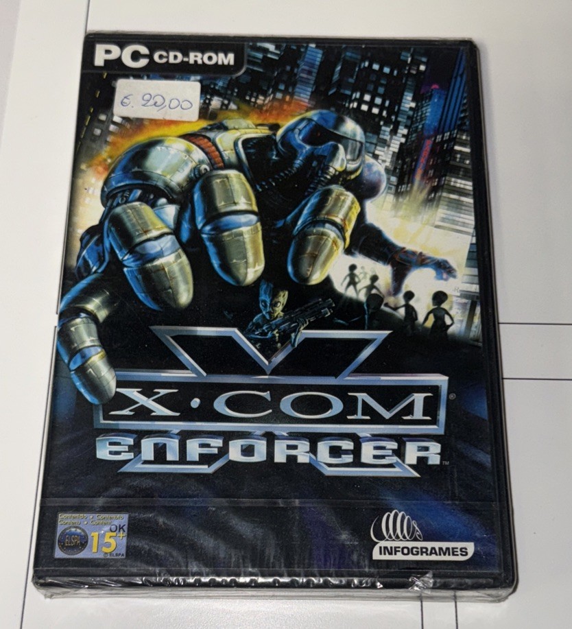 X COM ENFORCER PC VIDEO GAME NEW COMPUTER ITA ITALIAN NEW RETRO GAME