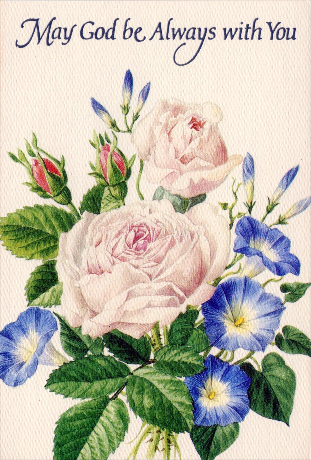 Religious Vintage SUPPORT Card Designed by Anne Marie Trechslin 1981 + Envelope