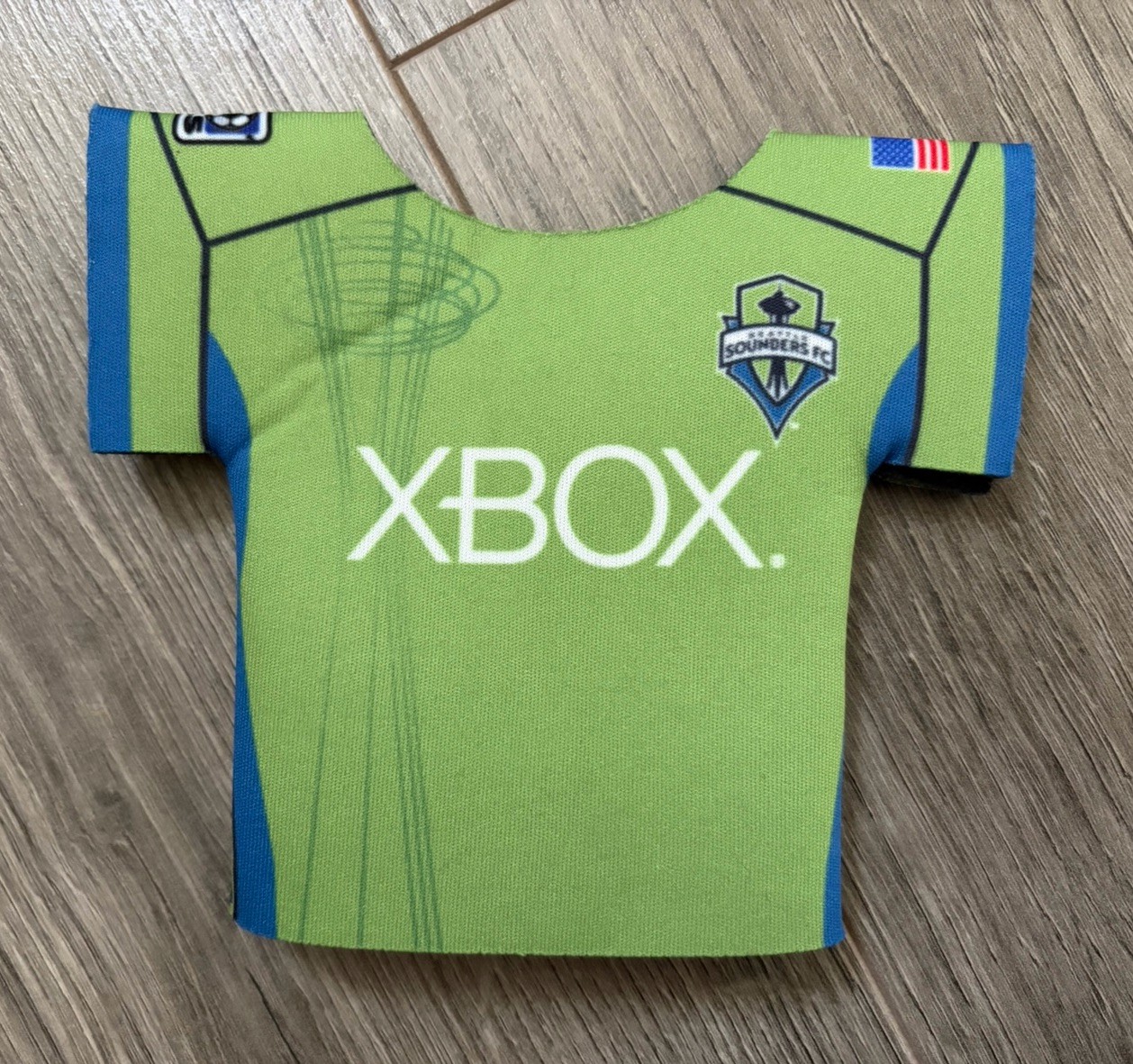 XBOX Seattle Sounders Soccer Bottle Beer Koozie