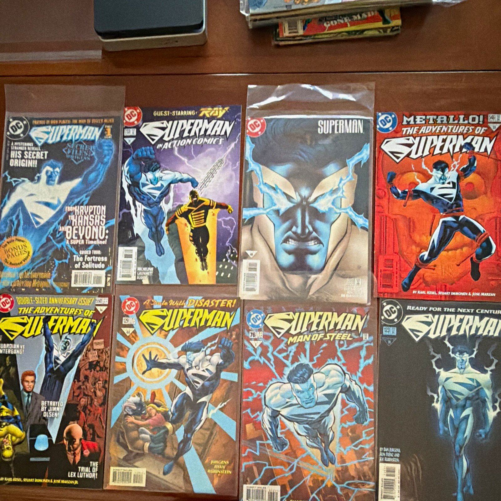 DC Comics Superman Electric Blue Comic Book Lot Multiple Issues Modern Age Color