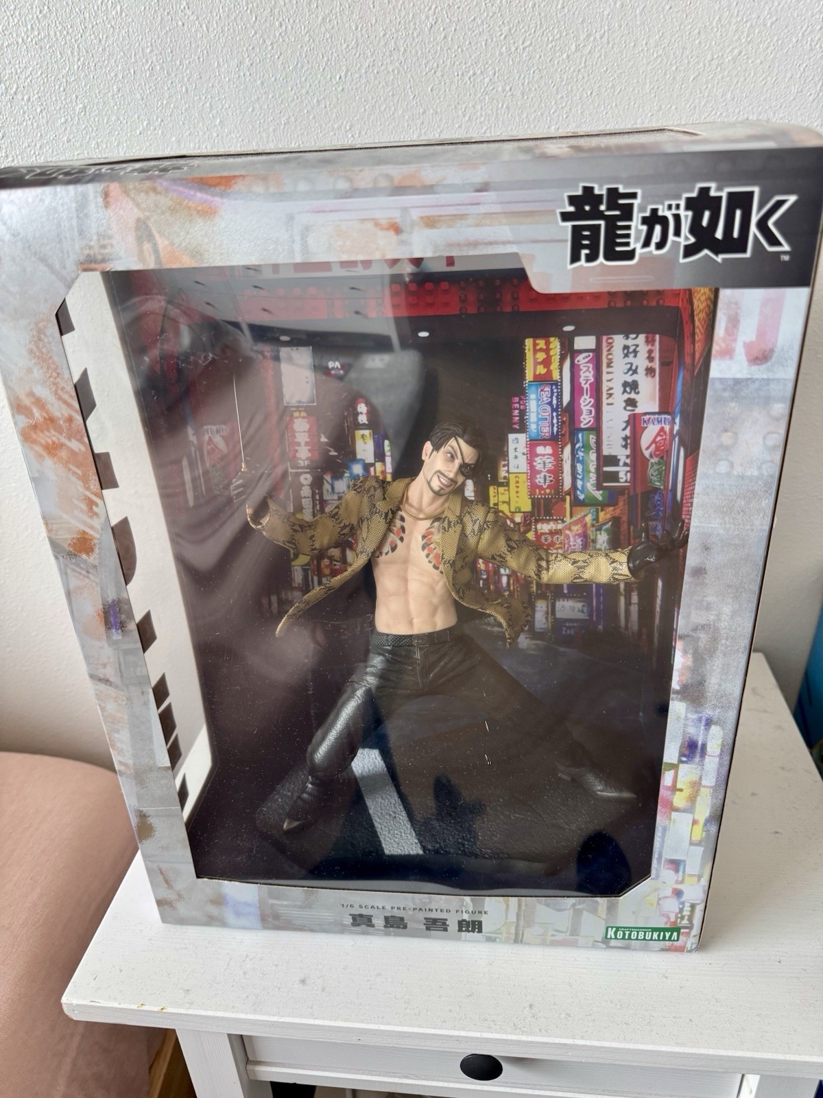 Kotobukiya Yakuza Like a Dragon Goro Majima 1/6 scale Figure Briefly Displayed 