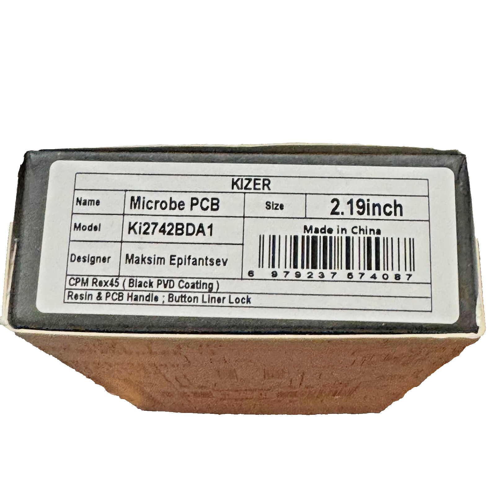 Kizer Microbe Pcb White  CPM Rex45-sold out 190/200