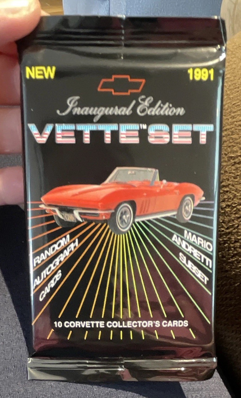 Allied Flag 1991 Inaugural Edition Vette Set Pack 10 Chevrolet Corvette Cards