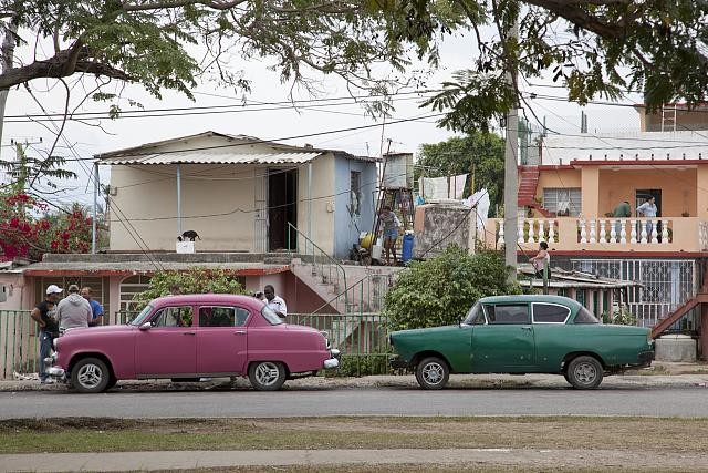 Photo:Havana Cuba 2010 Vintage Cars in Suburbs Street Scene