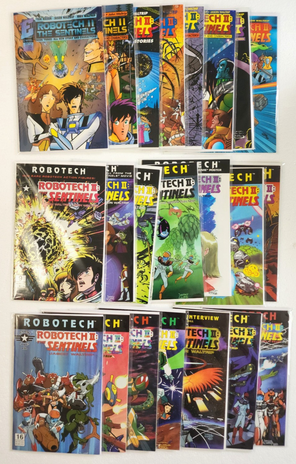 Robotech II the Sentinels Book 3- COMPLETE 1-22 (Robotech 2 book III) High Grade