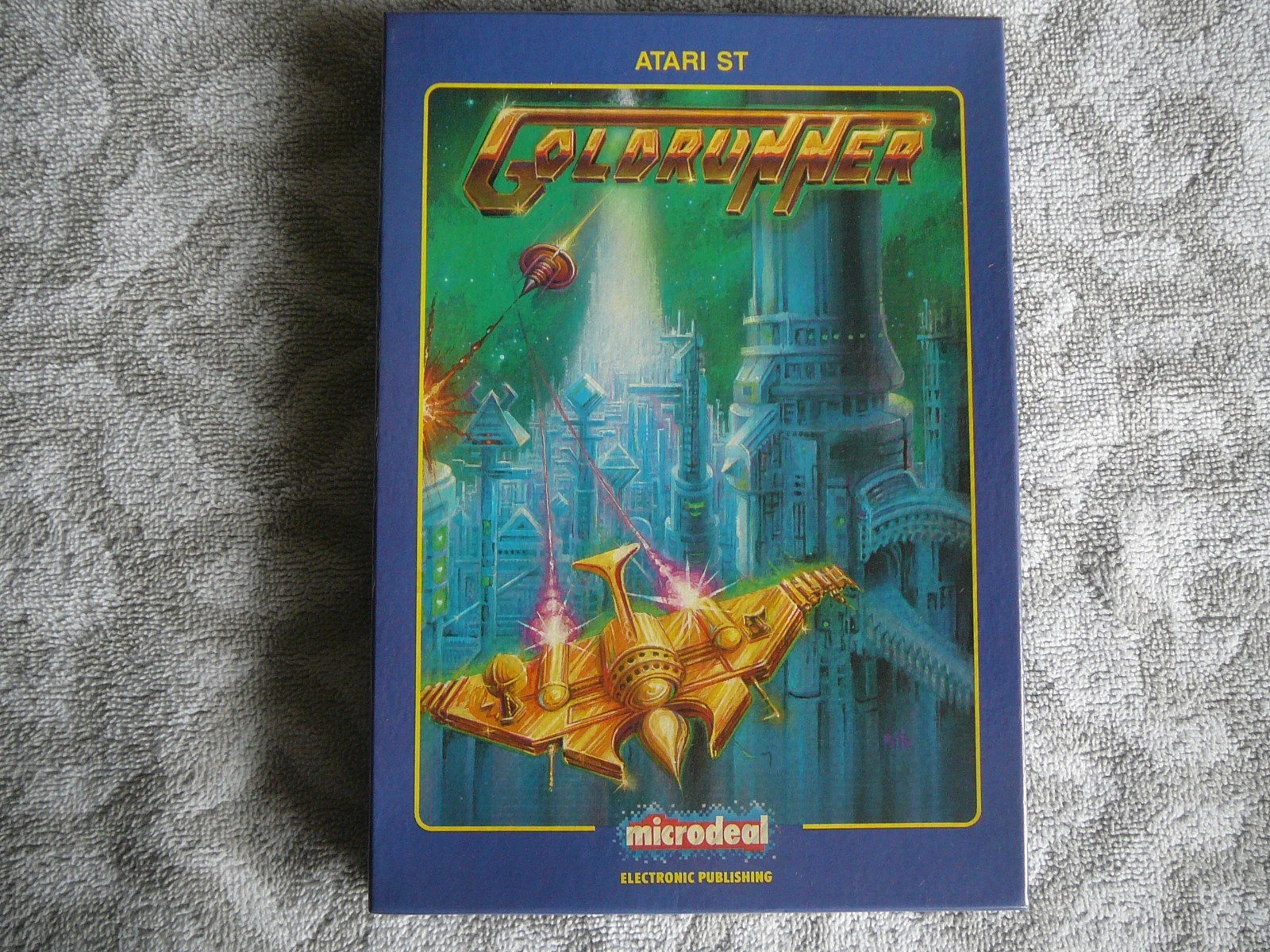 Goldrunner - BIG BOX game- Atari ST- Microdeal Publishing