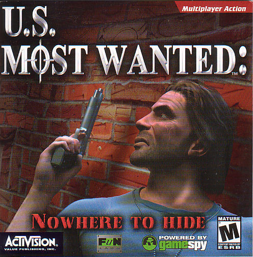 U.S. MOST WANTED Nowhere to Hide Strategy Shooter for Windows PC Game NEW XP