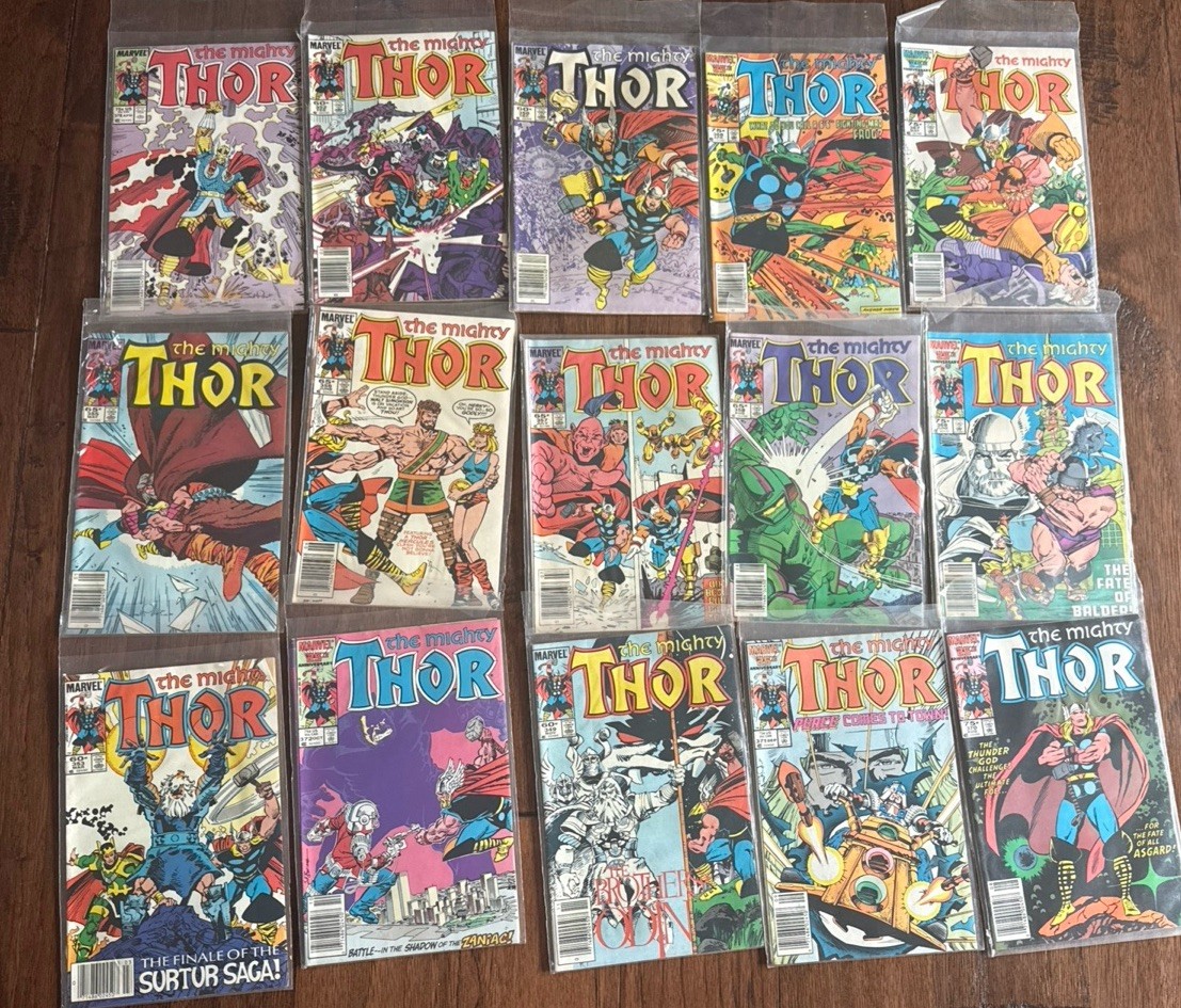 The Mighty Thor Lot of 15 Marvel Comics