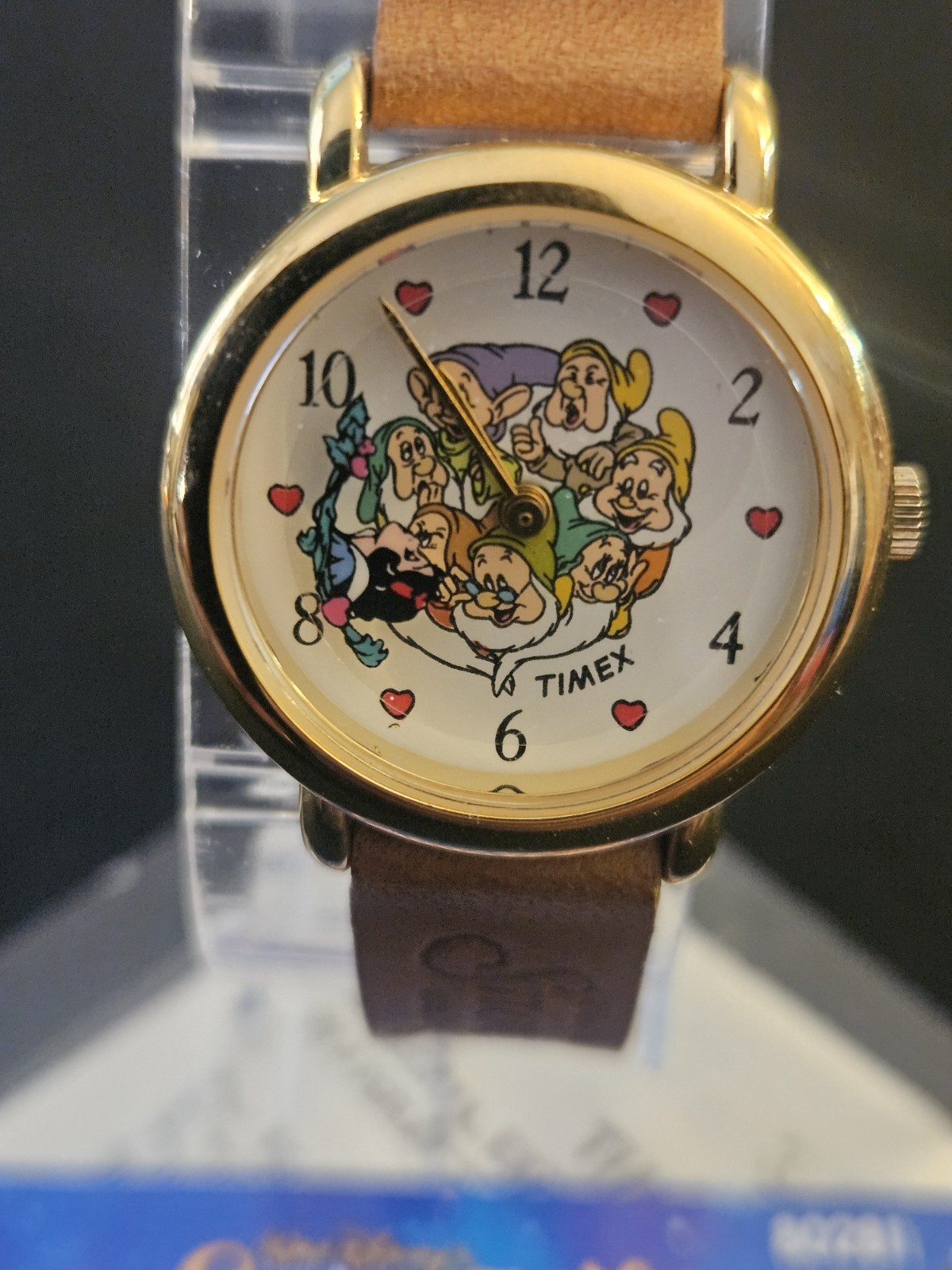 *New Old Stock*Vintage Timex Disney-Snow White & The Seven Dwarves 25mm...