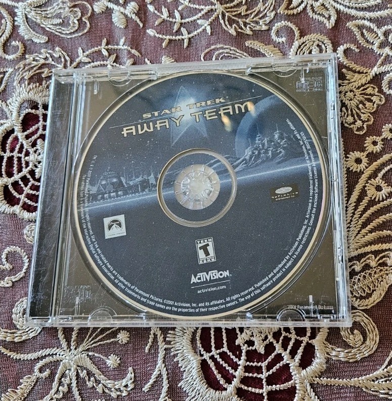 Star Trek: Away Team (PC, 2001) - Disc & Jewel Case