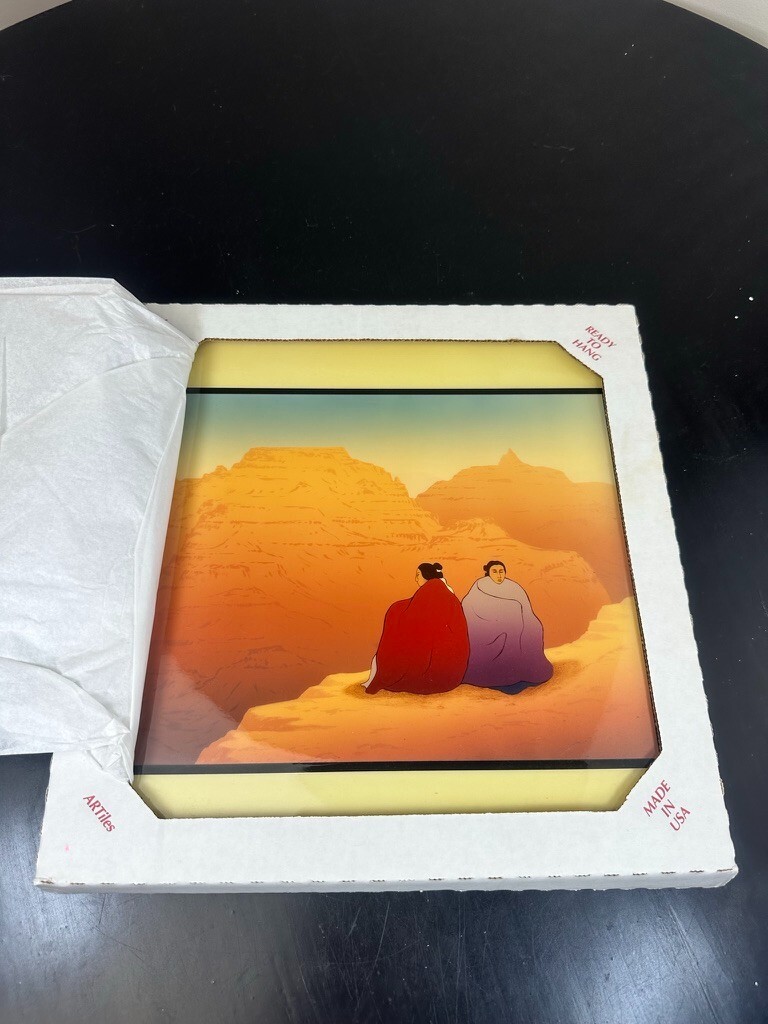 VTG Collectible RC Gorman Grand Canyon Tile Art Native Culture