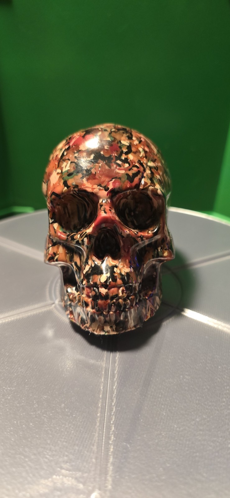 Large Skull Made Of recycled pla