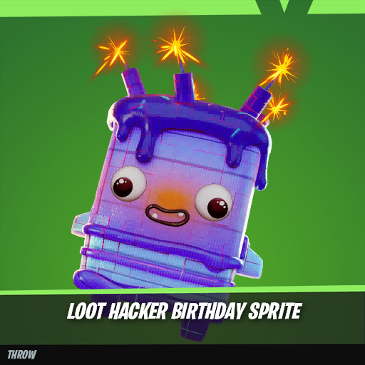 Loot Hacker Birthday Sprite (You Keep It) ULTRA RARE