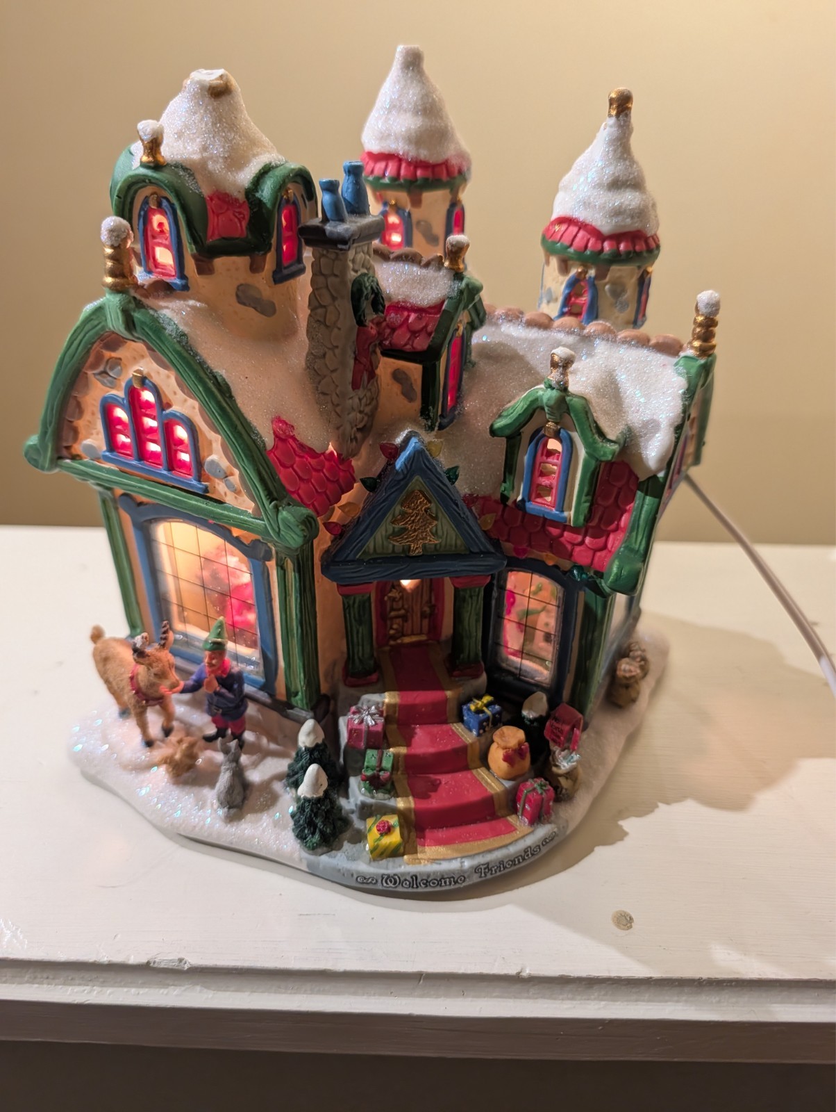 LEMAX Santa's Wonderland Lighted Building Santa's House 2006 Retired  ~ RARE