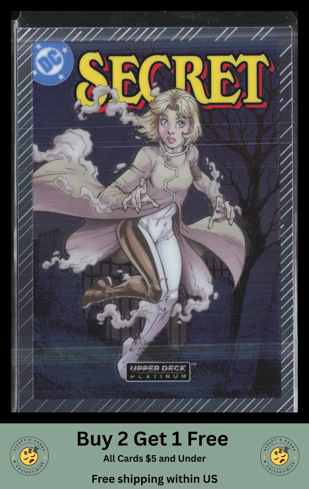 The Secret 2026 Upper Deck Platinum DC #VC52 Base Cover Variant