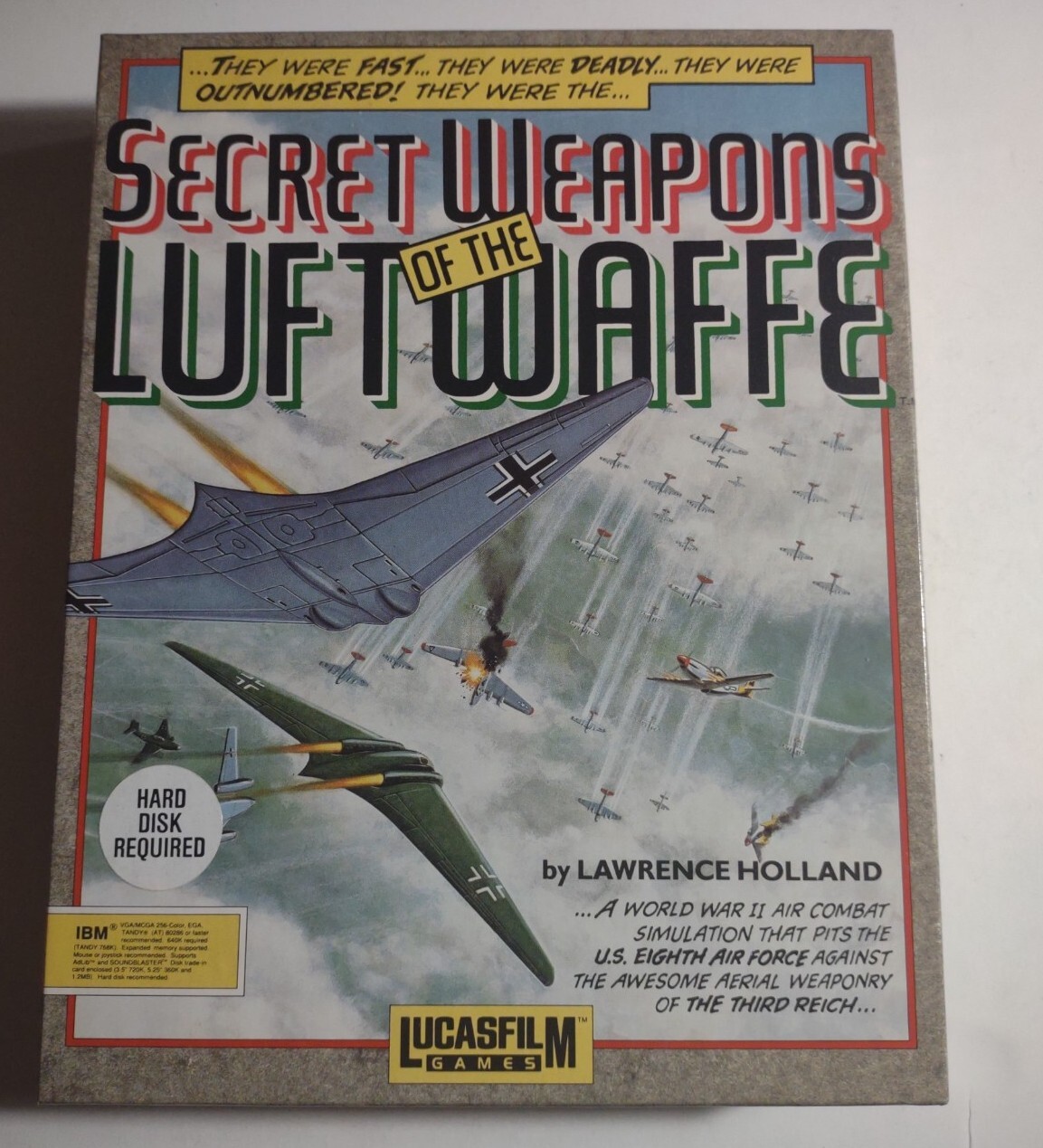 Secret Weapons of the Luftwaffe IBM PC Game 3.5