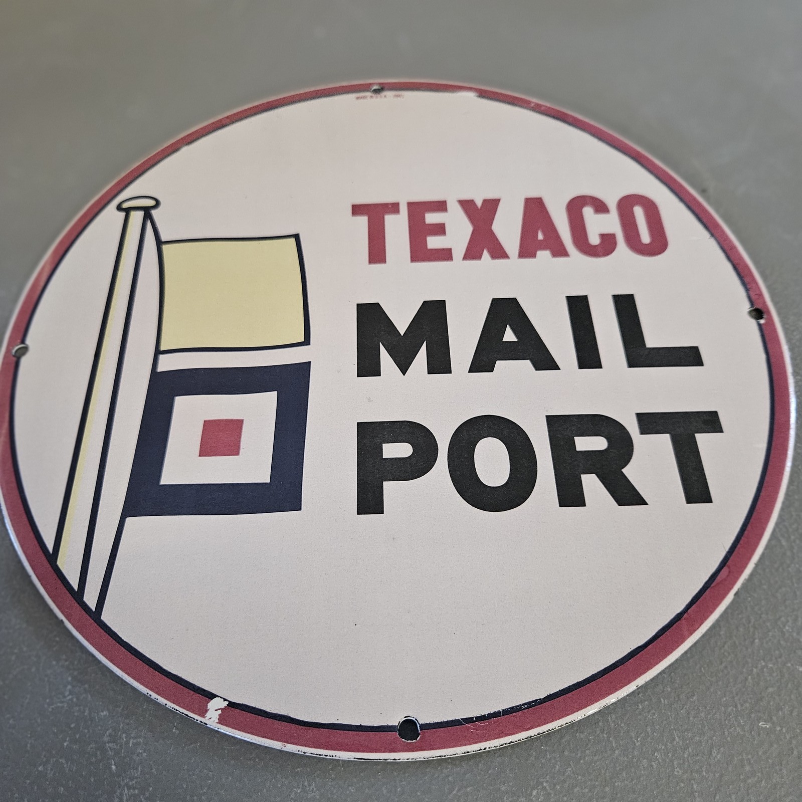 VINTAGE TEXACO MAIL PORT 12\