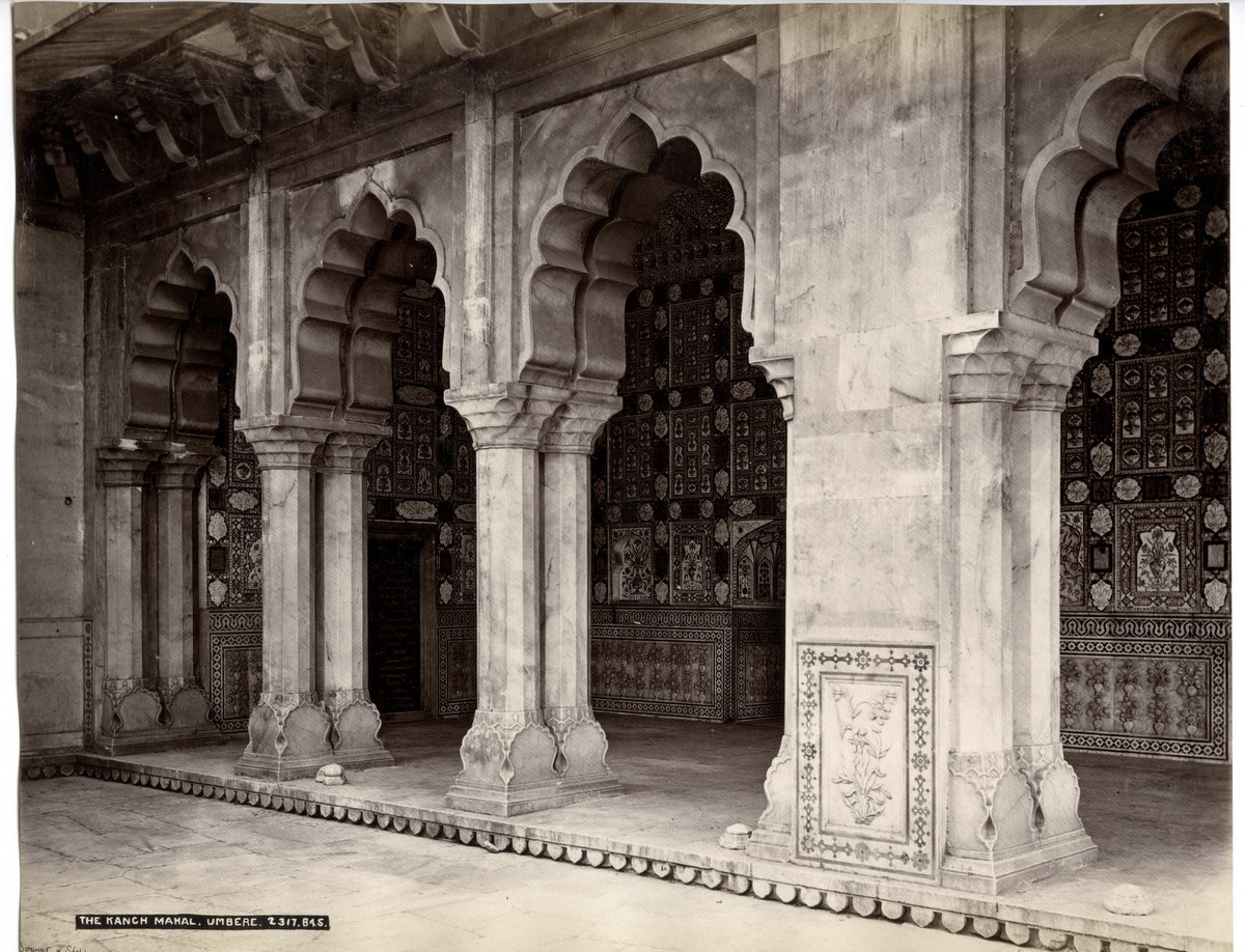 c.1870s/80s INDIA BOURNE & SHEPHERD - THE KANCH MAHAL UMBERE 2317