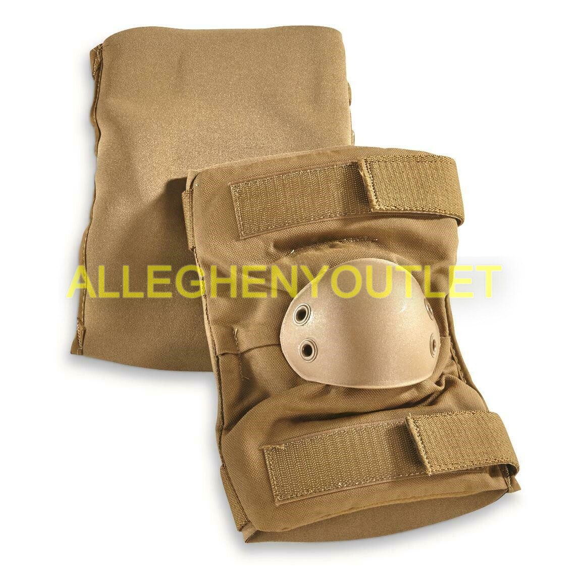 *NEW* USGI Military Tactical ELBOW PADS - Coyote Brown - Large *FREE SHIPPING