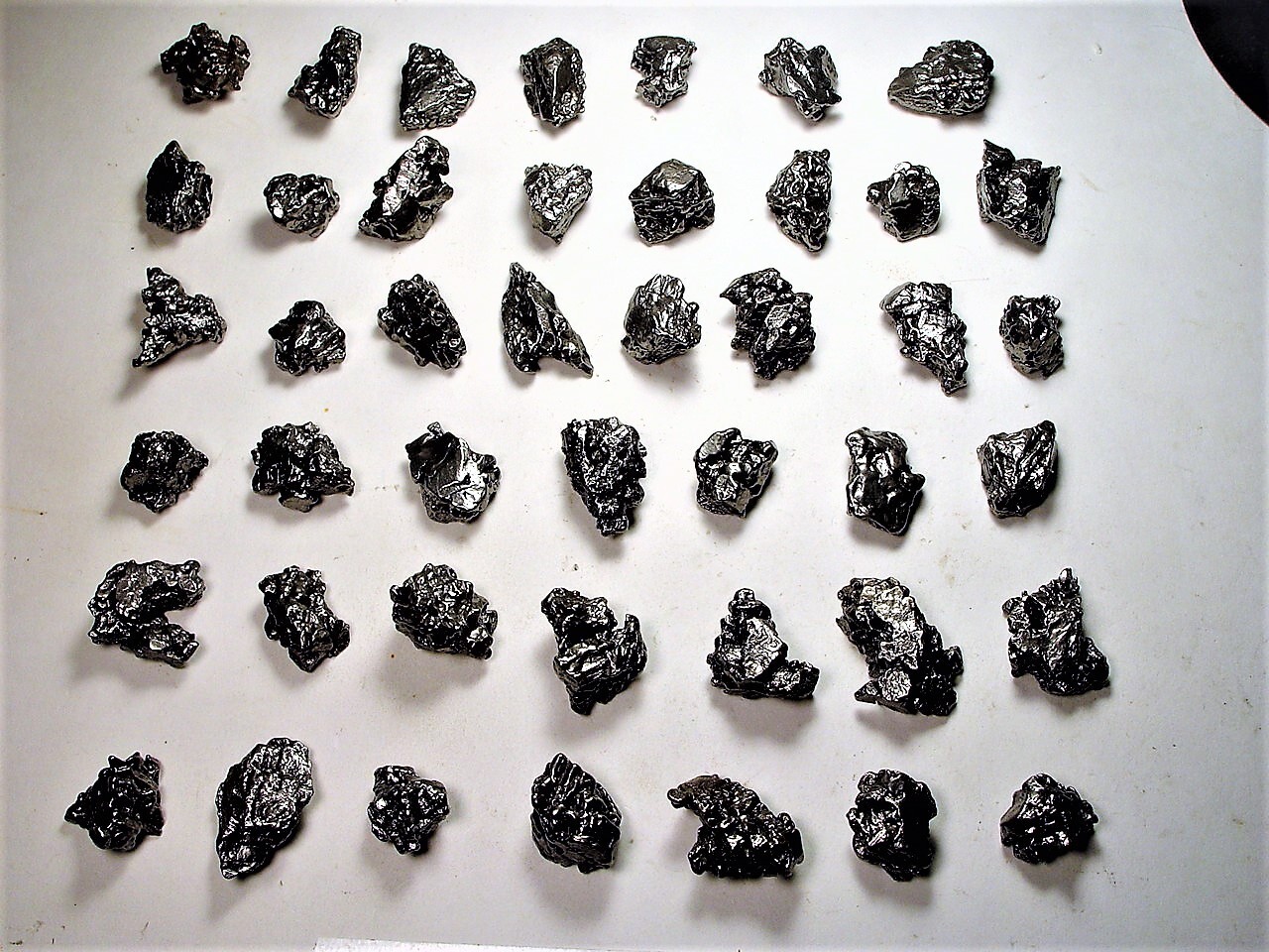 DEALER LOT HIGHEST QUALITY EVER NEW CAMPO METEORITE SHATTERED CRYSTALS 1 KILO