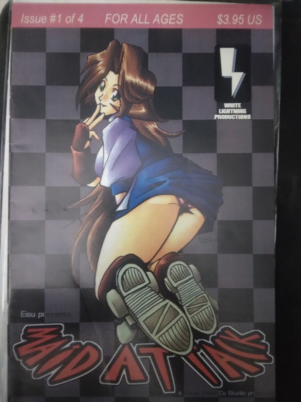 Maid Attack #1  White Lightning Productions Eisu cover art 2003