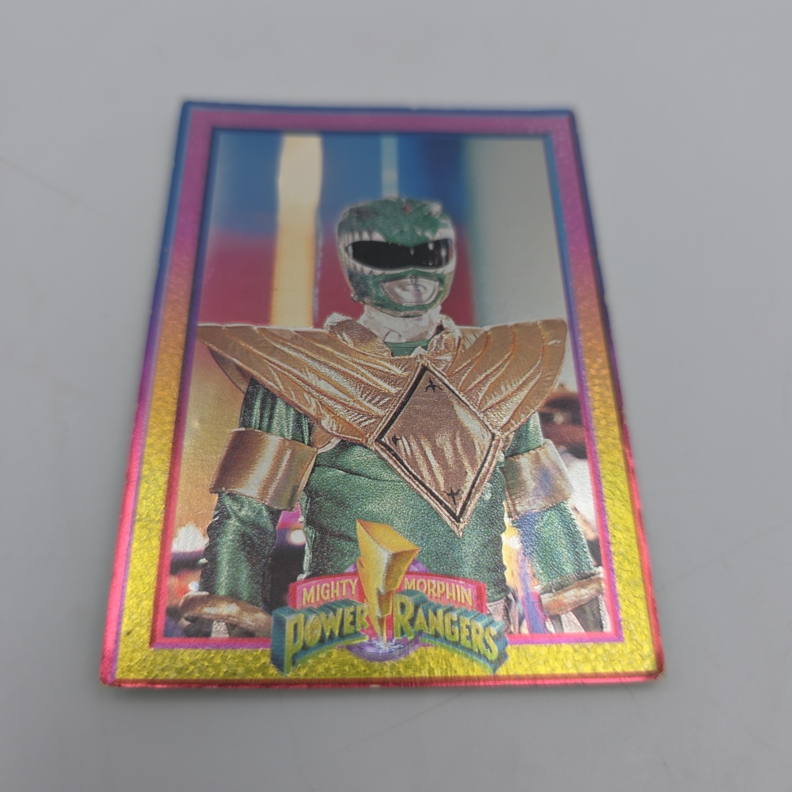1994 Mighty Morphin Power Rangers: Green Ranger Power Foil Trading Card #37