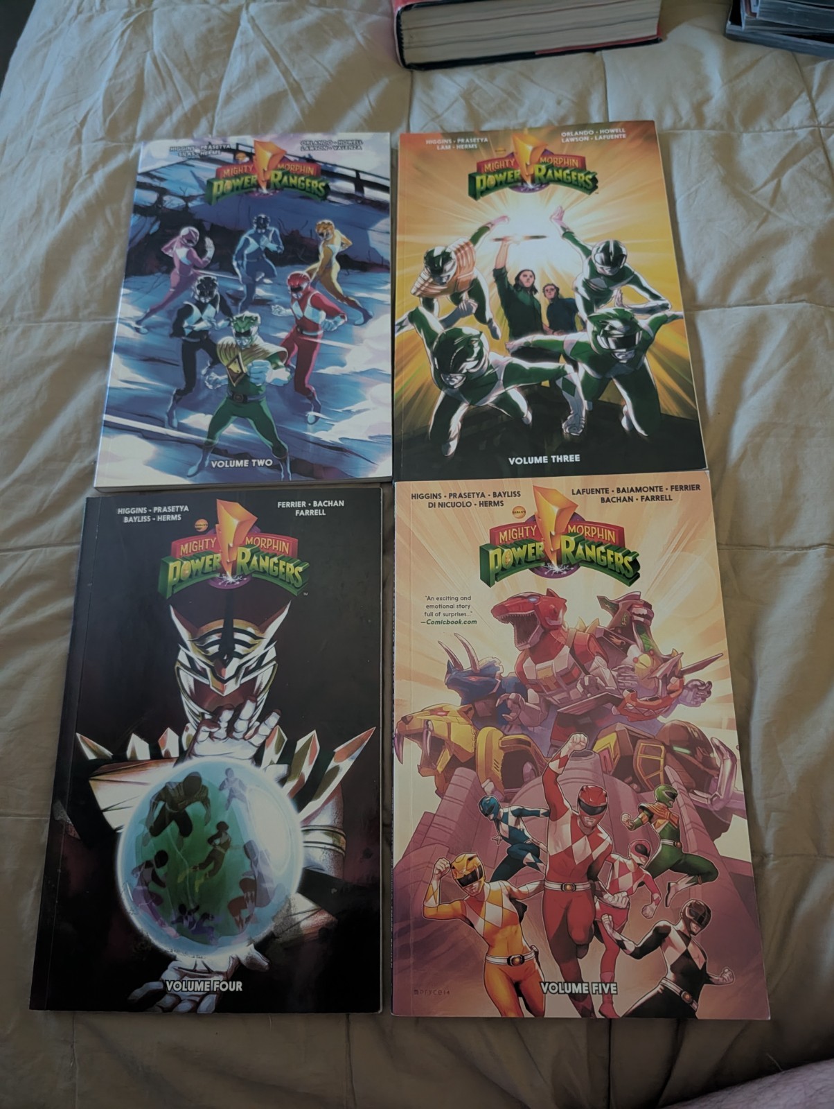 Mighty Morphin Power Rangers VOLUMES 2-5 (BOOM Studios) Great condition