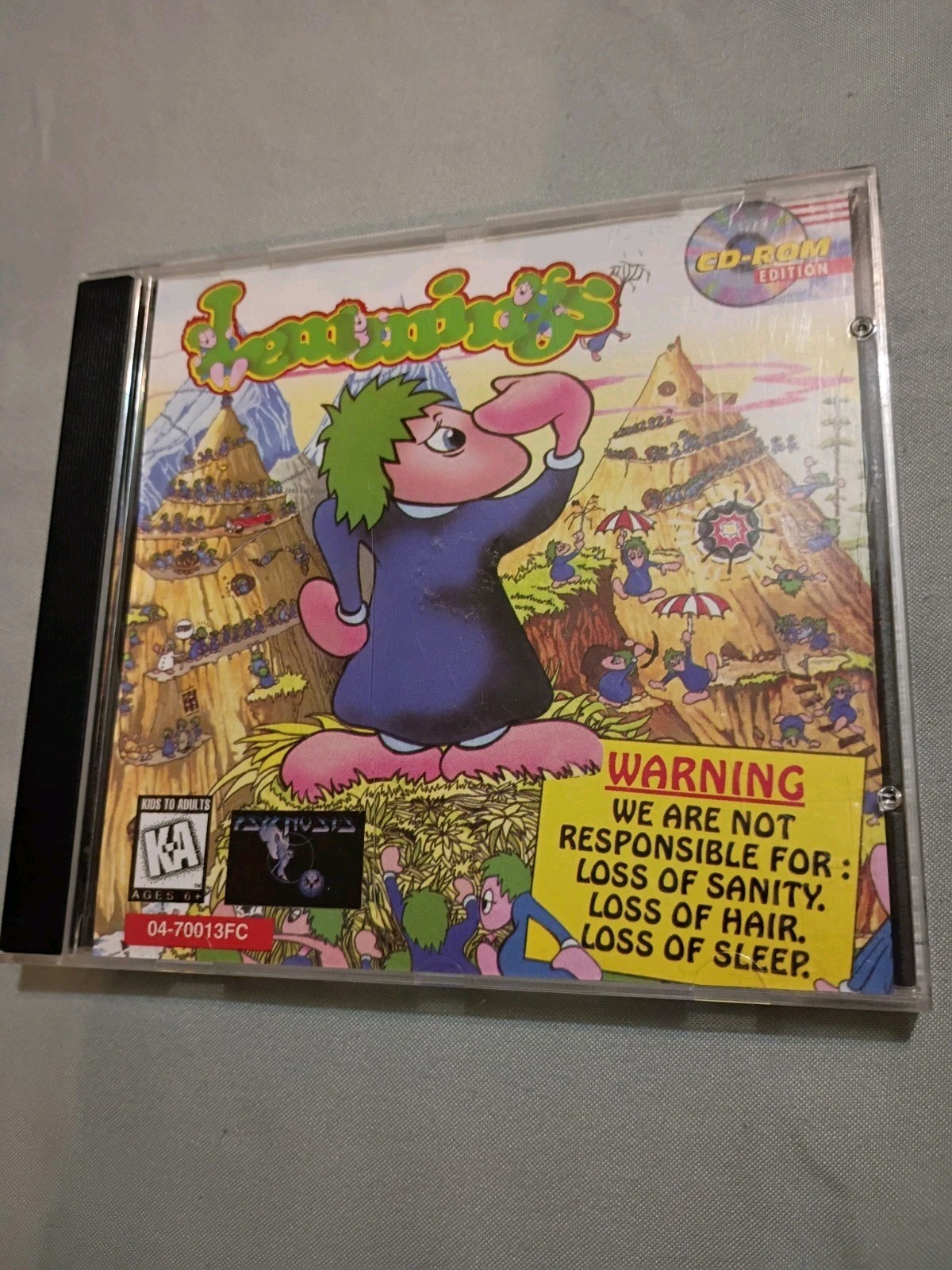 Lemmings (PC, 1991)SUPER RARE CD-ROM version, Super Clean