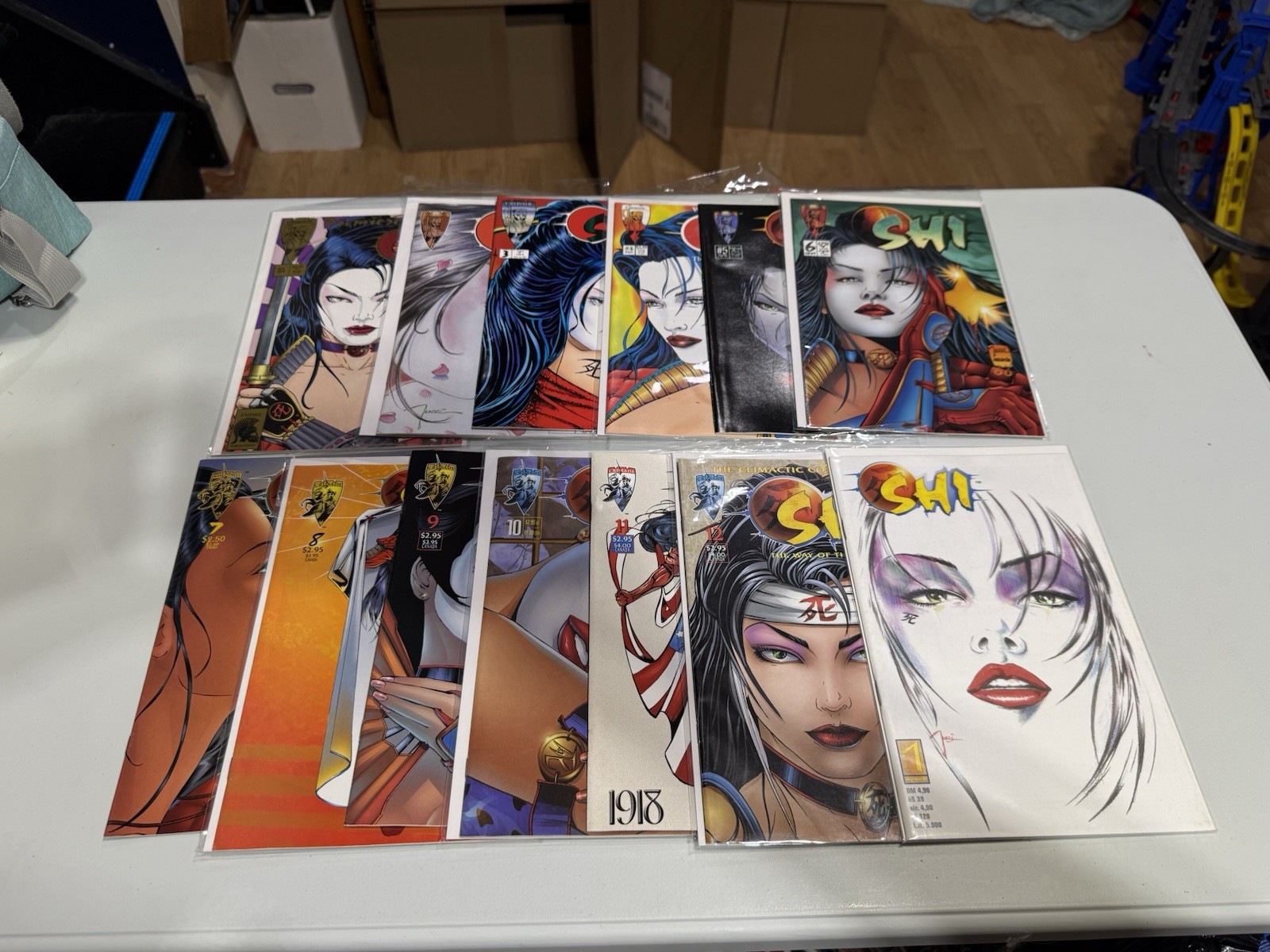 Shi The Way of the Warrior #1 - #12 & #1 FA VF Avg 1994 Crusade Comics Lot Of 13